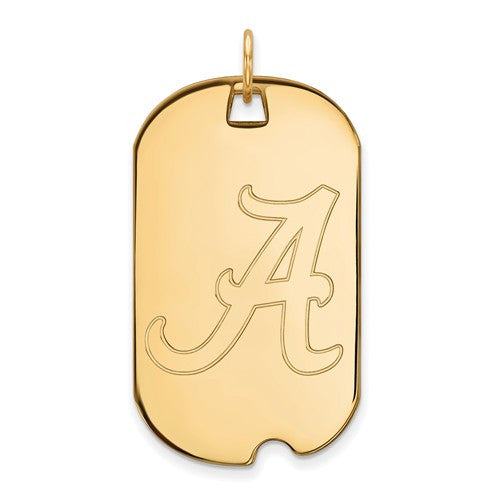 14ky LogoArt University of Alabama Large Dog Tag