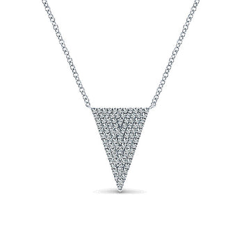 14k White Gold Kaslique Fashion Necklace