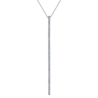 14k White Gold Kaslique Fashion Necklace