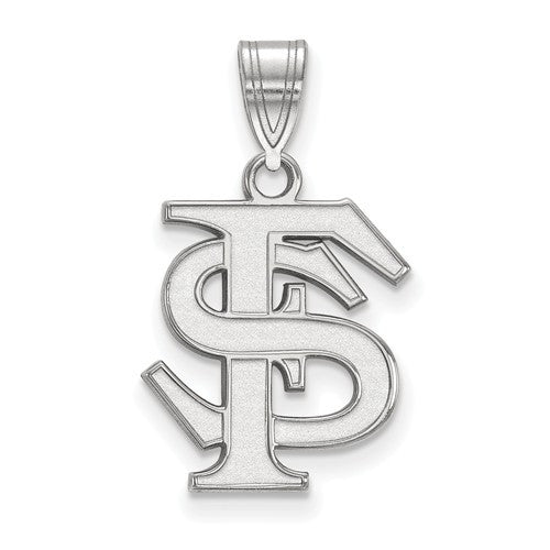 Sterling Silver LogoArt Florida State University Medium Pendant