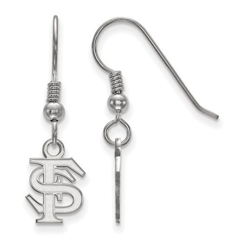 Sterling Silver LogoArt Florida State University XS Dangle Earrings