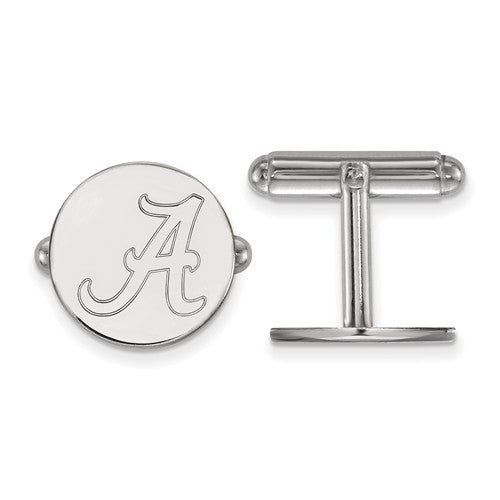 Sterling Silver LogoArt University of Alabama Cuff Link