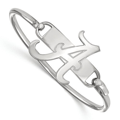 Sterling Silver LogoArt University of Alabama Bangle