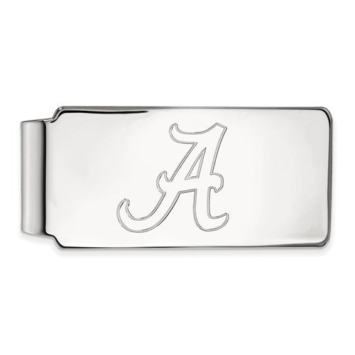 Sterling Silver LogoArt University of Alabama Money Clip