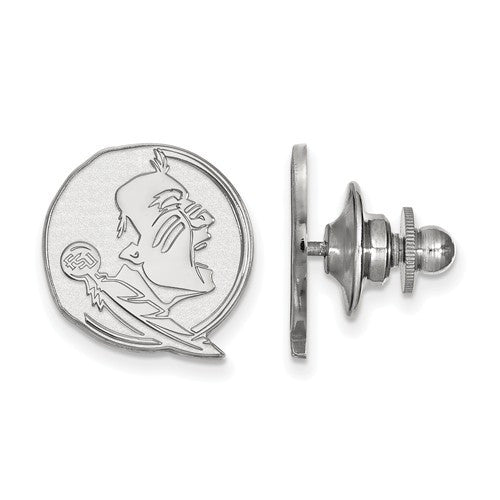Sterling Silver LogoArt Florida State University Lapel Pin