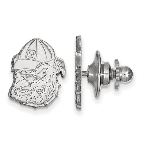 Sterling Silver LogoArt University of Georgia Lapel Pin