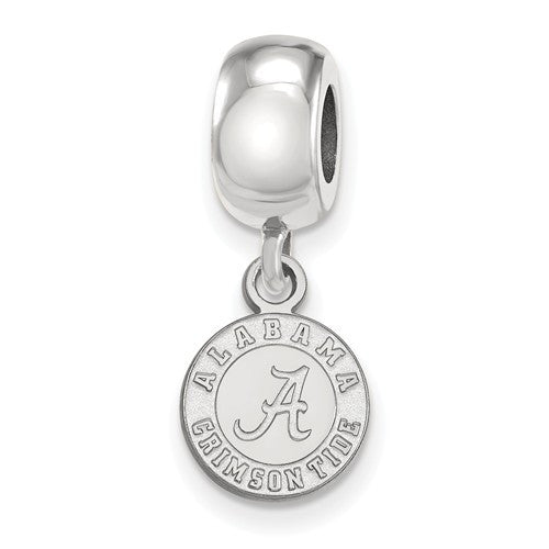 Sterling Silver LogoArt University of Alabama XS Dangle Bead Charm