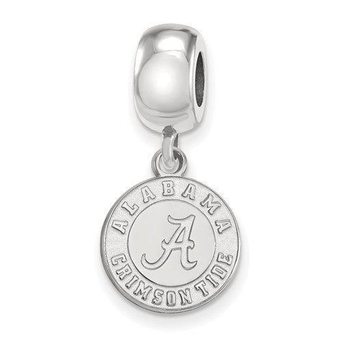 Sterling Silver LogoArt University of Alabama Small Dangle Bead