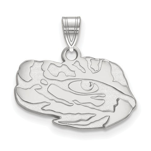 Sterling Silver LogoArt Louisiana State University Small Pendant
