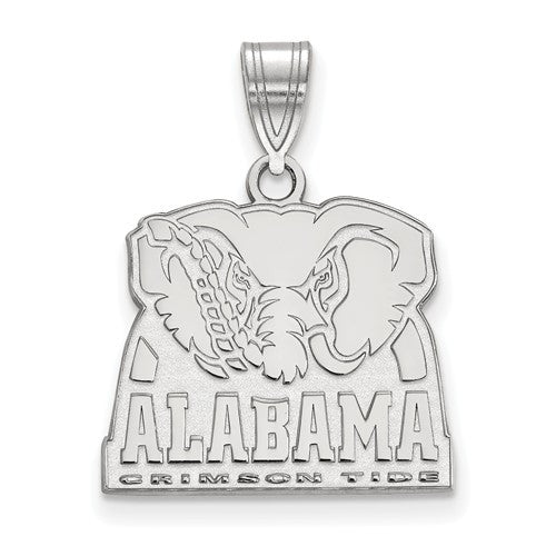 Sterling Silver LogoArt University of Alabama Medium Pendant