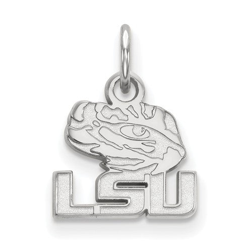 Sterling Silver LogoArt Louisiana State University XS Pendant