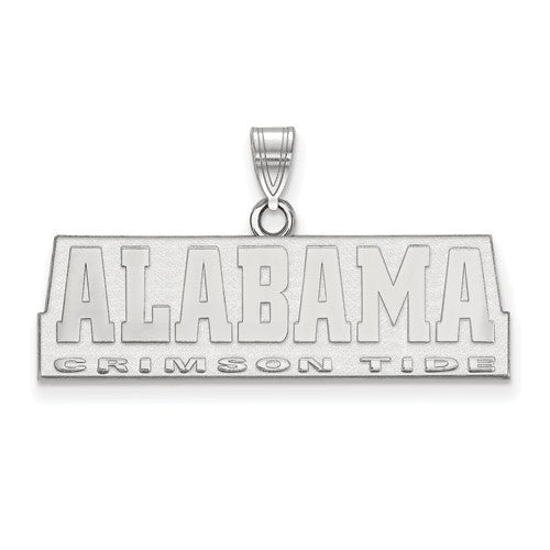 Sterling Silver LogoArt University of Alabama Small Pendant