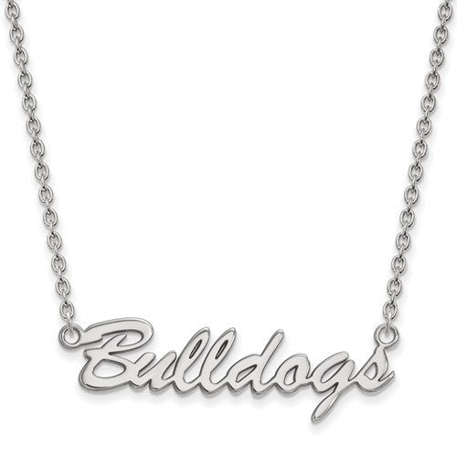 Sterling Silver LogoArt University of Georgia Pendant w/Necklace