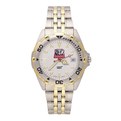 UNIV OF ALABAMA NEW ELE MAN'S ALL-STAR BRACELET WATCH