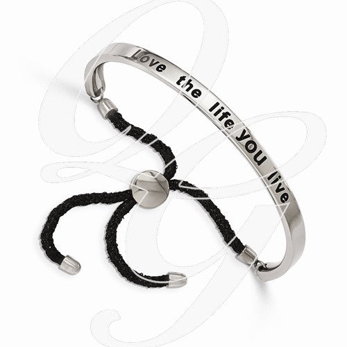 Stainless Steel Polished Adjustable Bracelet