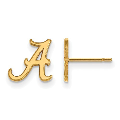 14ky LogoArt University of Alabama XS Post Earrings