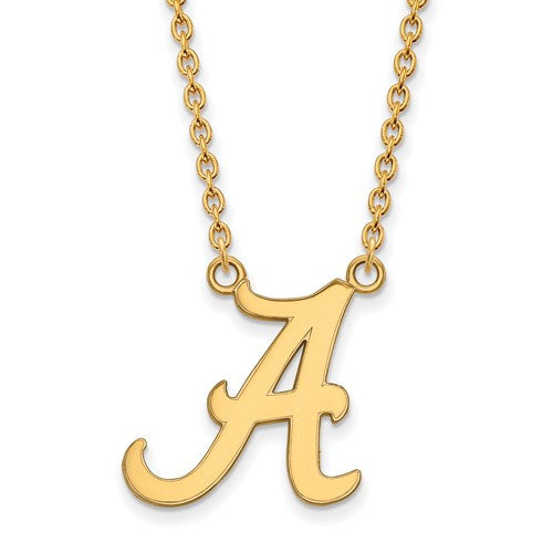 10ky LogoArt University of Alabama Large Pendant w/Necklace