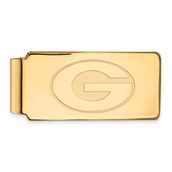 Sterling Silver w/GP LogoArt University of Georgia Money Clip
