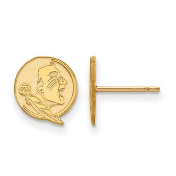 14ky LogoArt Florida State University XS Post Earrings