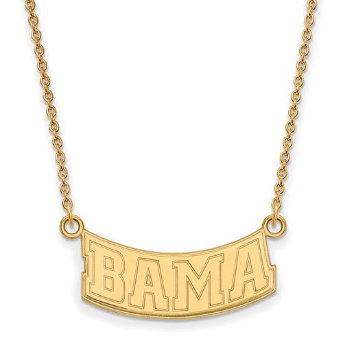 10ky LogoArt University of Alabama Small Pendant w/Necklace