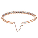 14k Pink Gold Demure