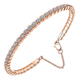 14k Pink Gold Demure