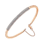 14k Pink Gold Demure