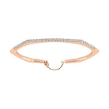 14k Pink Gold Demure