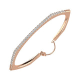 14k Pink Gold Demure
