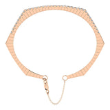 14k Pink Gold Demure
