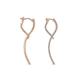 14k Pink Gold Kaslique Drop