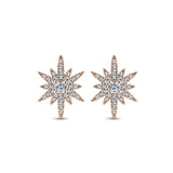 14k Pink Gold Starlis Stud