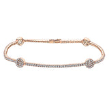 14k Pink Gold Lusso Diamond Tennis