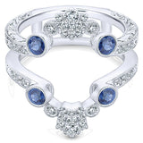 14k White Gold Victorian Jacket Anniversary Band