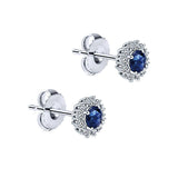 14k White Gold Lusso Color Stud