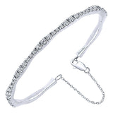 14k White Gold Demure