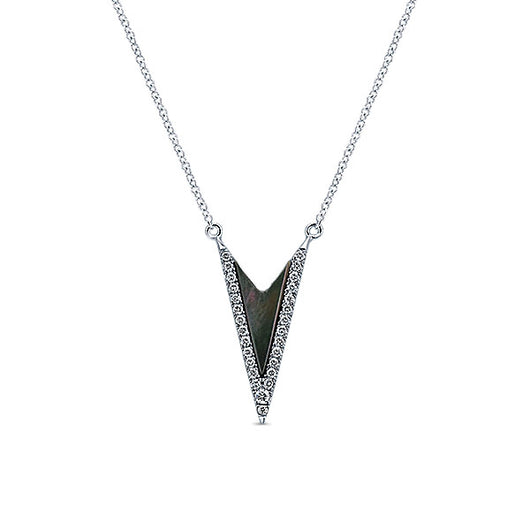 14k White Gold Kaslique Fashion Necklace