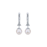14k White Gold Grace Drop