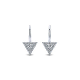 14k White Gold Kaslique Drop Earrings