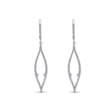 14k White Gold Lusso Diamond Drop