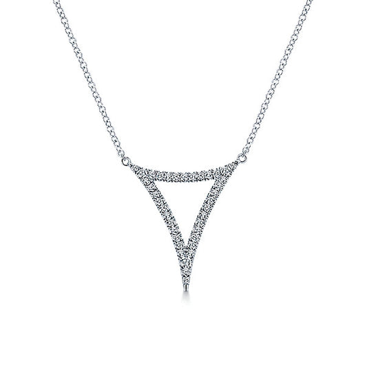 14k White Gold Kaslique Fashion Necklace