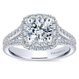 14k White Gold Entwined Semi-Mount Engagement Ring