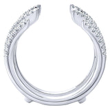 14k White Gold Contemporary Jacket Anniversary Band