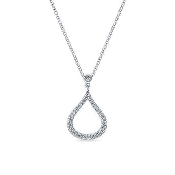 14k White Gold Lusso Diamond Fashion Necklace