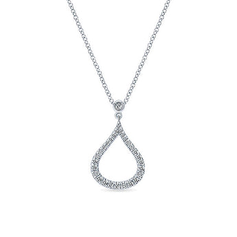 14k White Gold Lusso Diamond Fashion Necklace