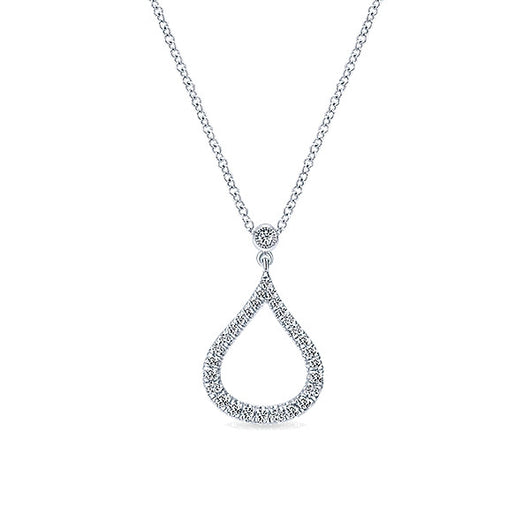 14k White Gold Lusso Diamond Fashion Necklace