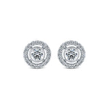 14k White Gold Lusso Diamond Stud
