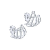 14k White Gold Kaslique Stud