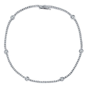14k White Gold Lusso Diamond Tennis