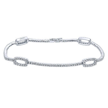 14k White Gold Lusso Diamond Tennis